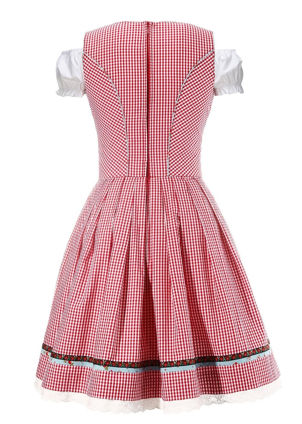 Oktoberfest Kostume Dame – Dirndl Kjole med Forklæde