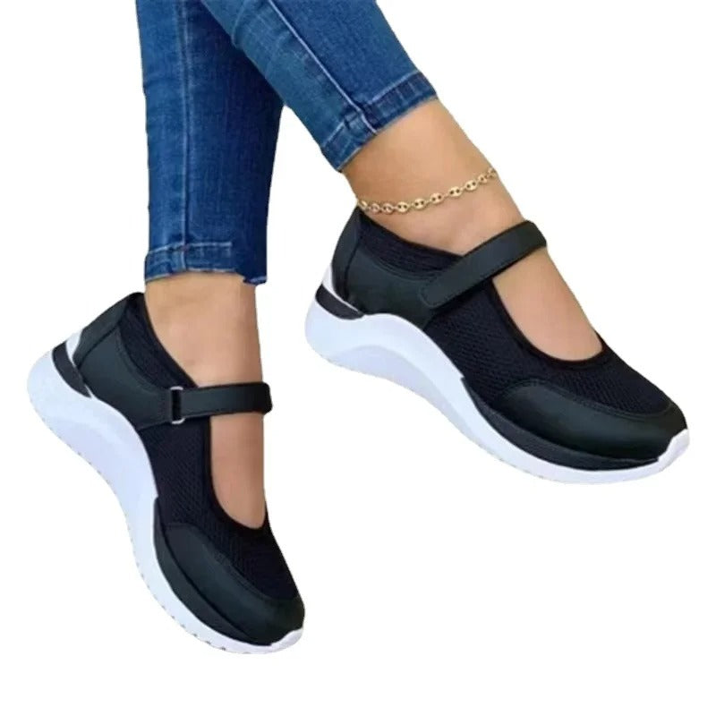 Mary Jane Comfort Sneakers Women – Arch Support, Wide Fit