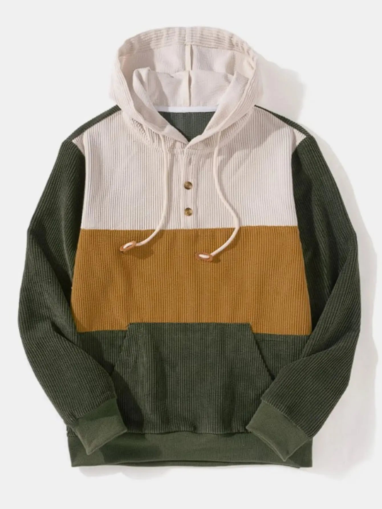 Klassisk Hættetrøje Mænd | Komfortabel Hoodie til Hverdagsbrug med Standard Pasform 1