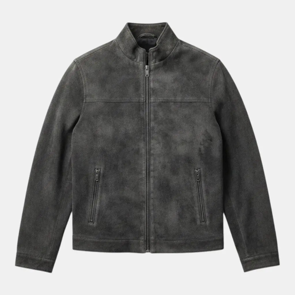 Ruskindsjakke Herre ægte ruskind – Letvægts, åndbar og komfort  Panorla