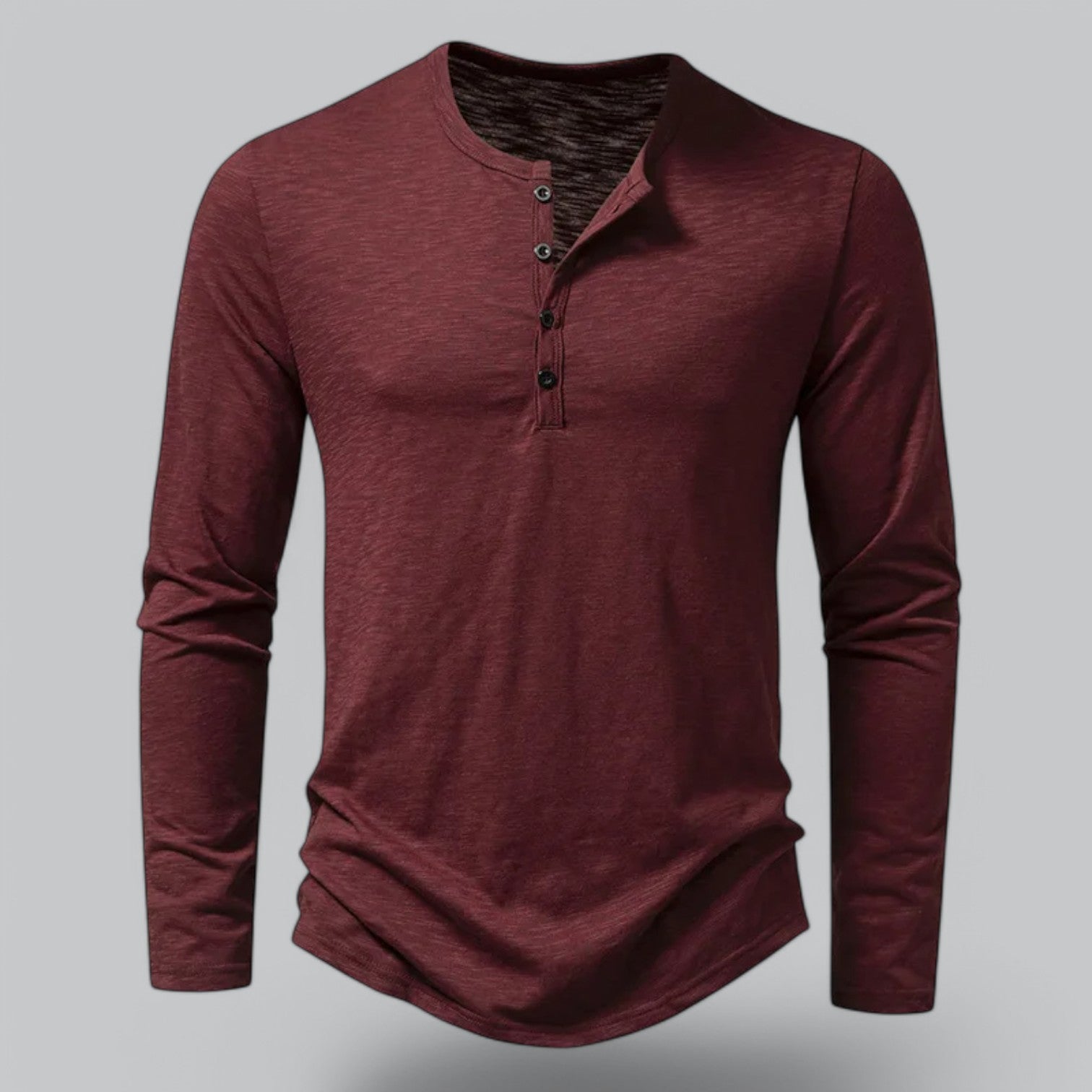 Spraykis | Langærmet Henley T-shirt til Mænd