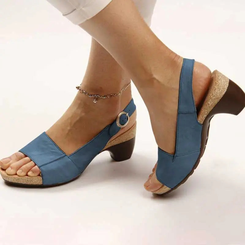 Jolene | Sandaler Med Hæl til Damer med Støttende Sål | Komfortabel Design til Hverdag og Fest 4