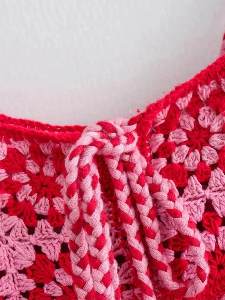 Maxi kjole dame bomuld broderet boho A-linje blomsterprint til sommer  Panorla