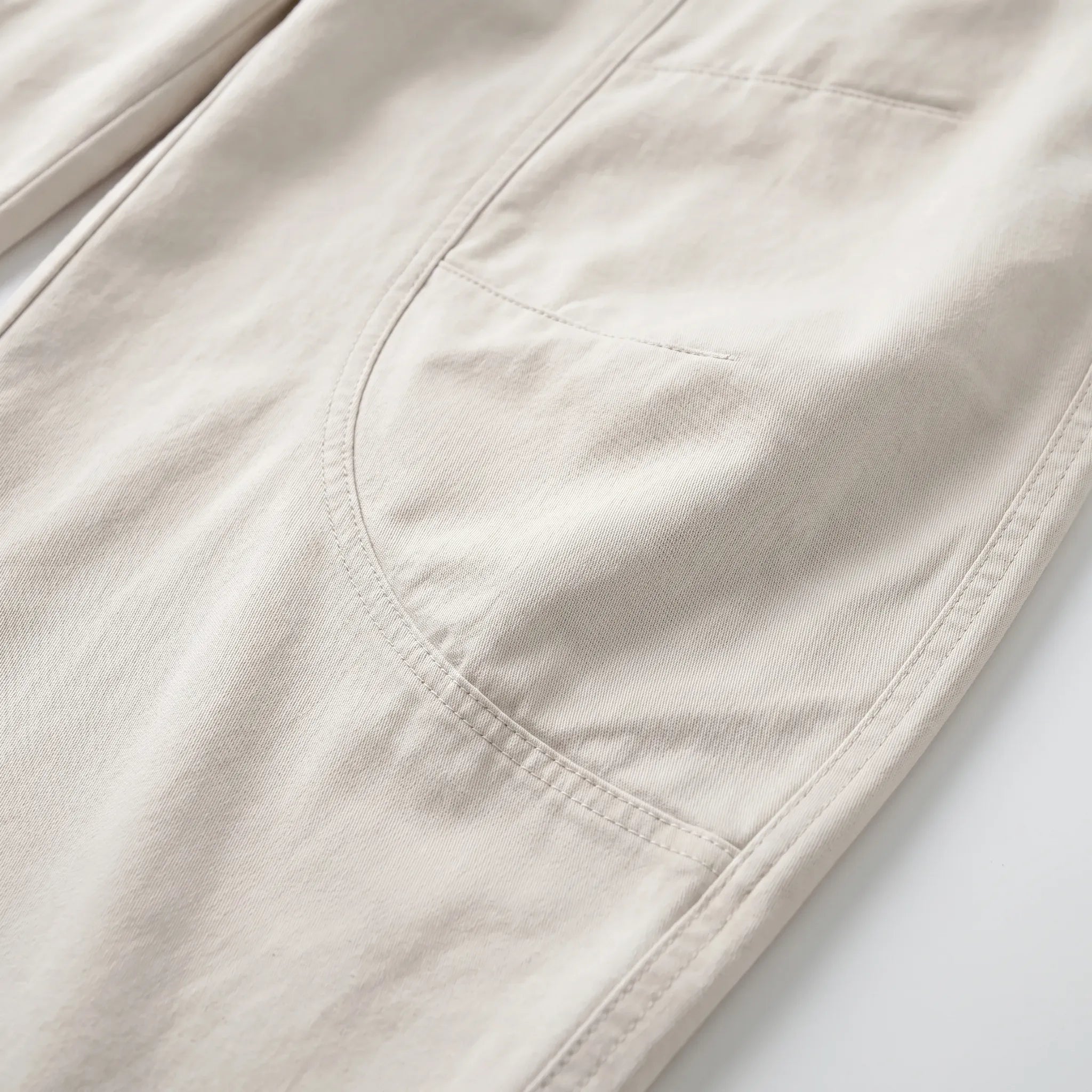 Barrel Jeans Dame Baggy – Buede Sømme, Vide Ben Højtaljet